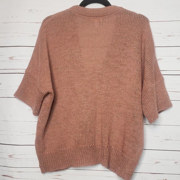 Chico's Wool Blend Single Snap Closure Crop Cardigan - Picture 2 of 8